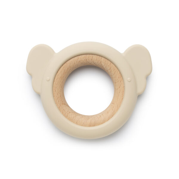 Szilikon és fa koala rágóka