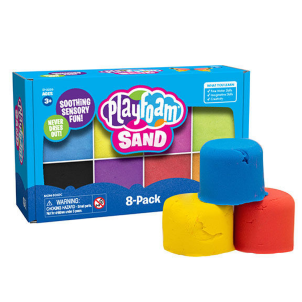 Homokgyurma - Playfoam Sand 8 színű gyurmával