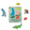 Moulin Roty - Dzsungel - Formakirakó, formaillesztő és egyensúlyozó játék - Image 3