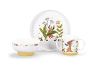 Moulin Roty - A három kisnyuszi - Porcelán étkészlet