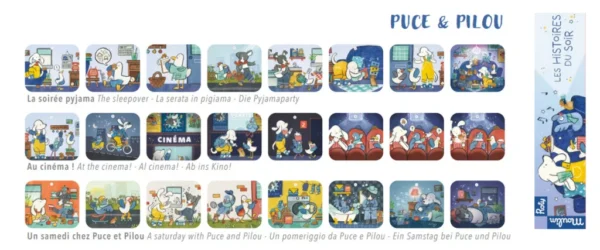 Moulin Roty - Diavetítő lámpák - Pamacs és Pamut mesevetítő - Image 2