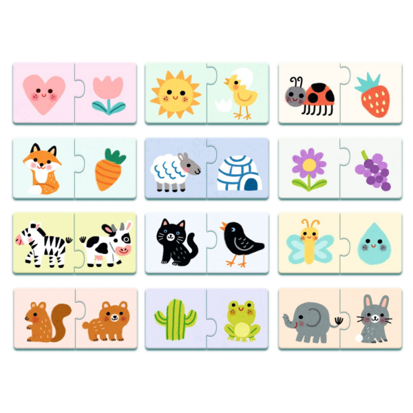 Párosító puzzle - Színpárosító, 24 db-os - Colours - Image 3