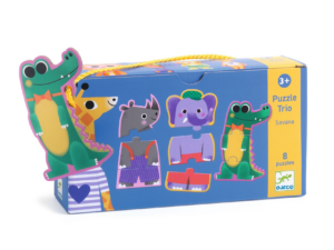 Trió puzzle - Dzsungel hangjai, 24 db-os - Jungle melody