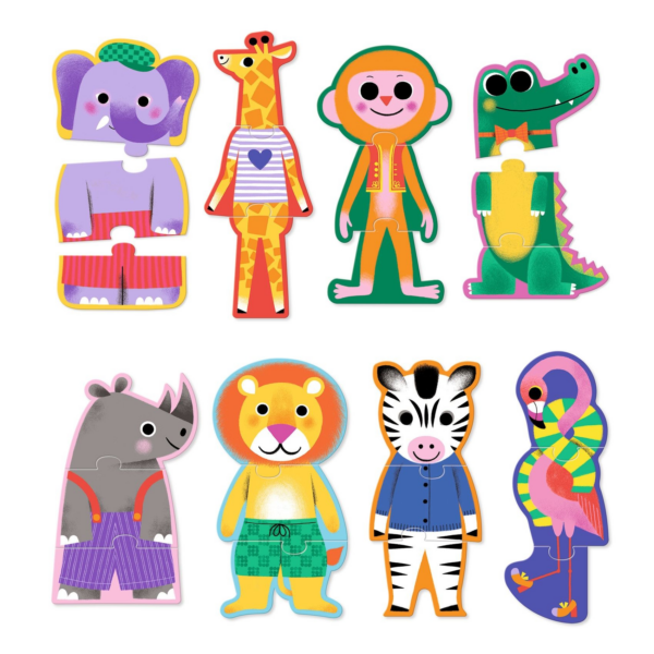 Trió puzzle - Dzsungel hangjai, 24 db-os - Jungle melody - Image 2