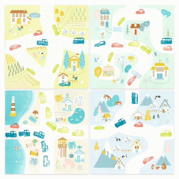 djeco - Kreatív nyomdakészlet - Forgalmi rend - Traffic - Image 4