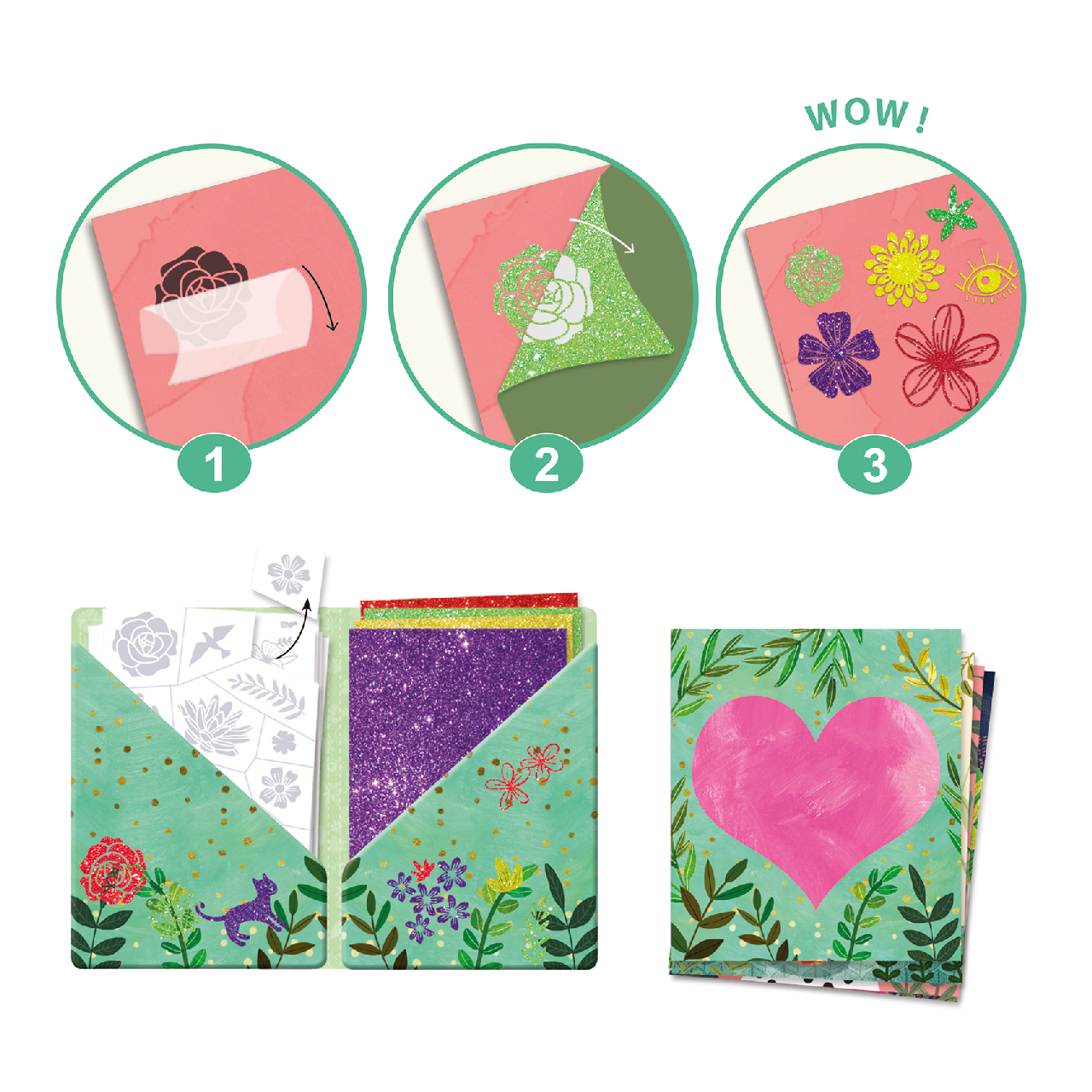 Artistic Patch - Csillámminta készítés - Virág szirmok - Collages - Petals - Image 4