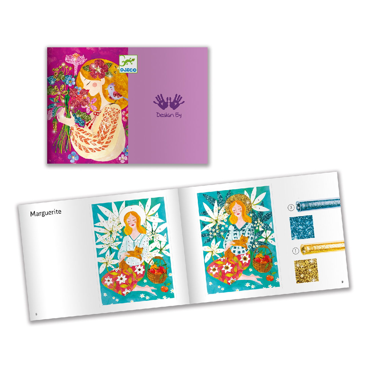 Csillámkép készítés - A virágok illata - The scent of flowers - Image 4