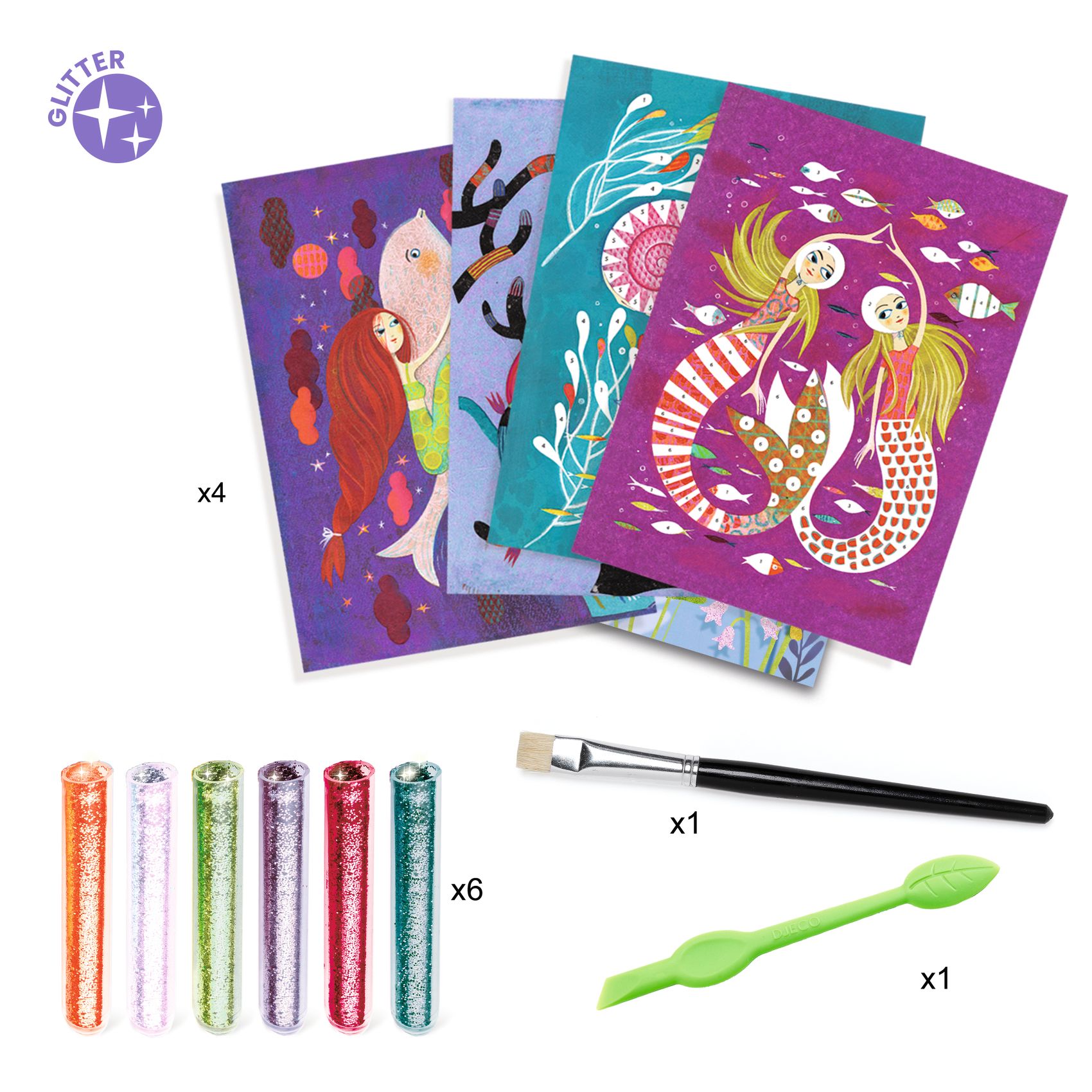 Csillámkép készítés - Sellők - Mermaids - Image 3