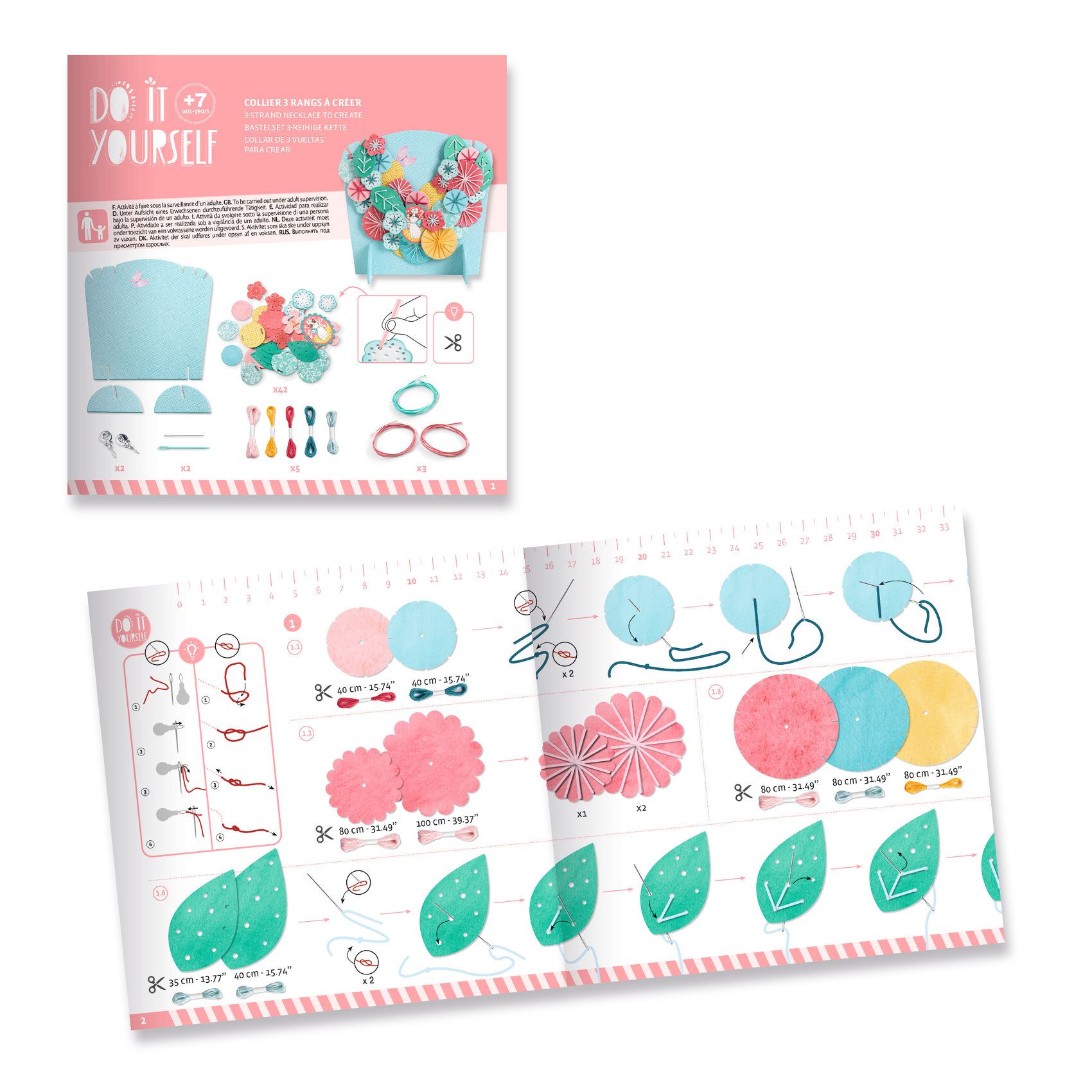 Csináld magad! - Papírékszer hímzett vírágokból - Flora - Image 7