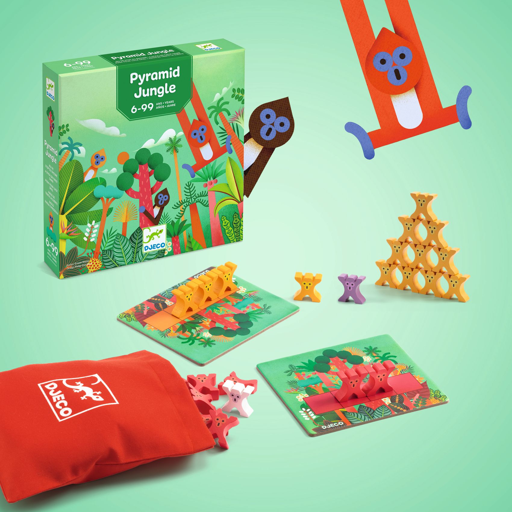 Társasjáték - Majompiramis - Pyramid Monkey - Image 4