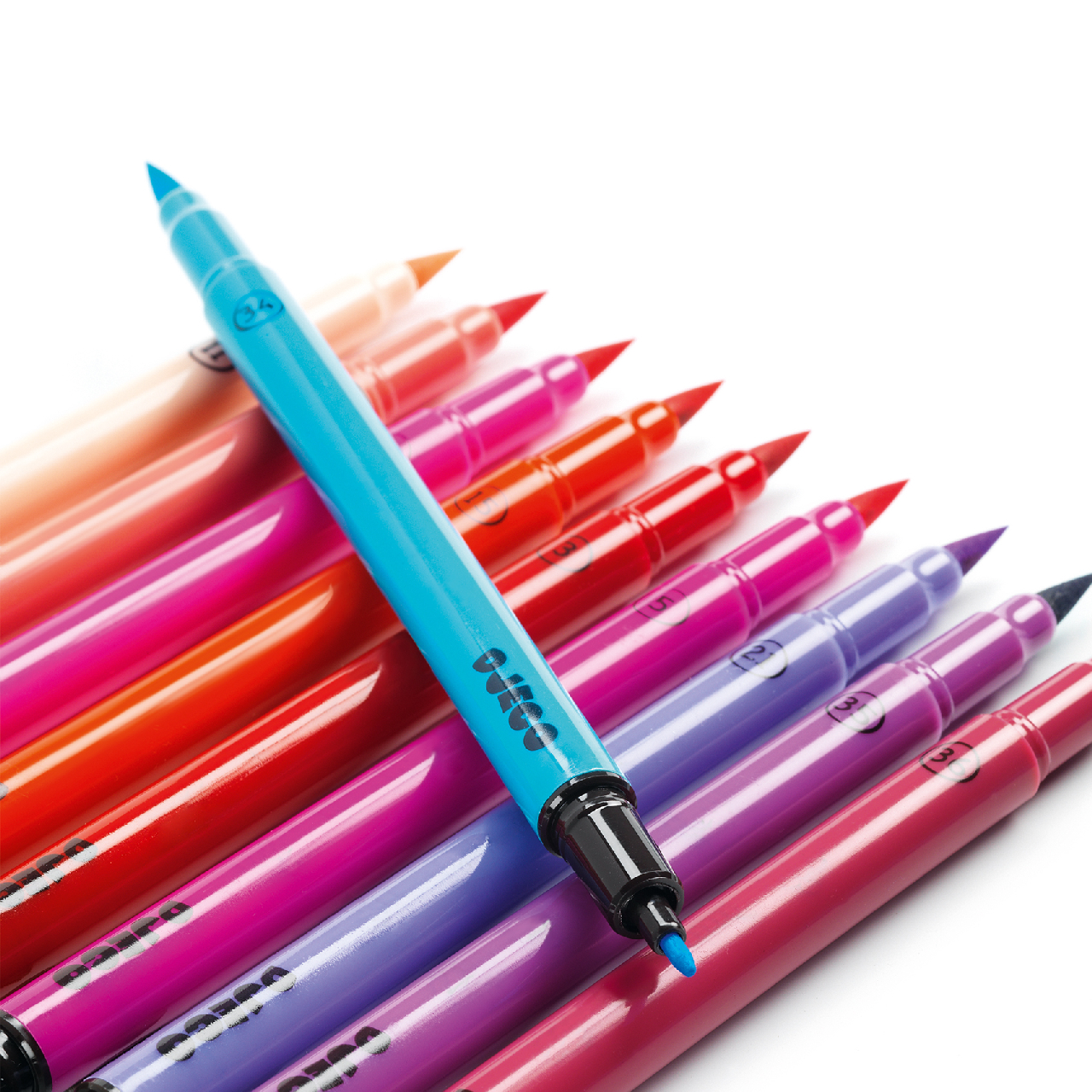 Ecsetfilc készlet - 10 édes szín - Sweet colors - Image 3