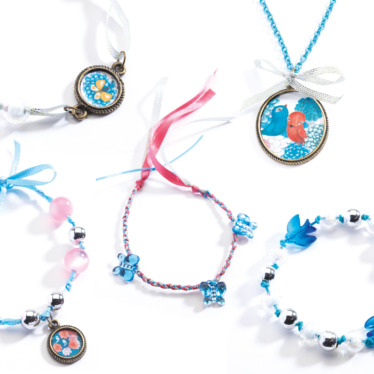 Ékszerkészító készlet - Gyöngyök és madarak - Pearls and birds - Image 3