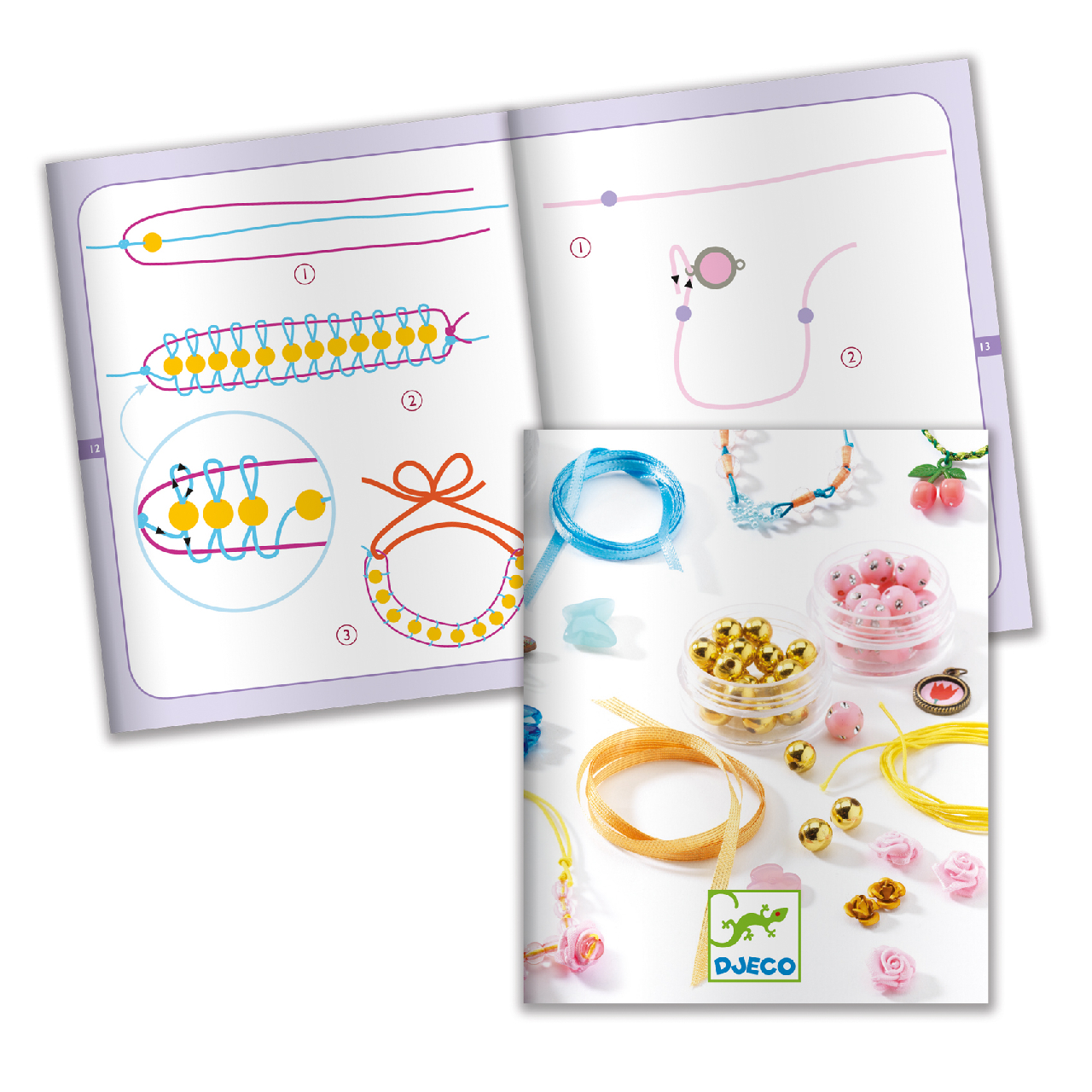 Ékszerkészító készlet - Gyöngyök és madarak - Pearls and birds - Image 4