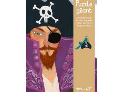 Óriás puzzle - Kalóz Éliás, 36 db-os - Elliott the pirate