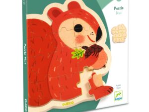 Fa puzzle - Mókus, 16 db-os - Puzzlo Nut