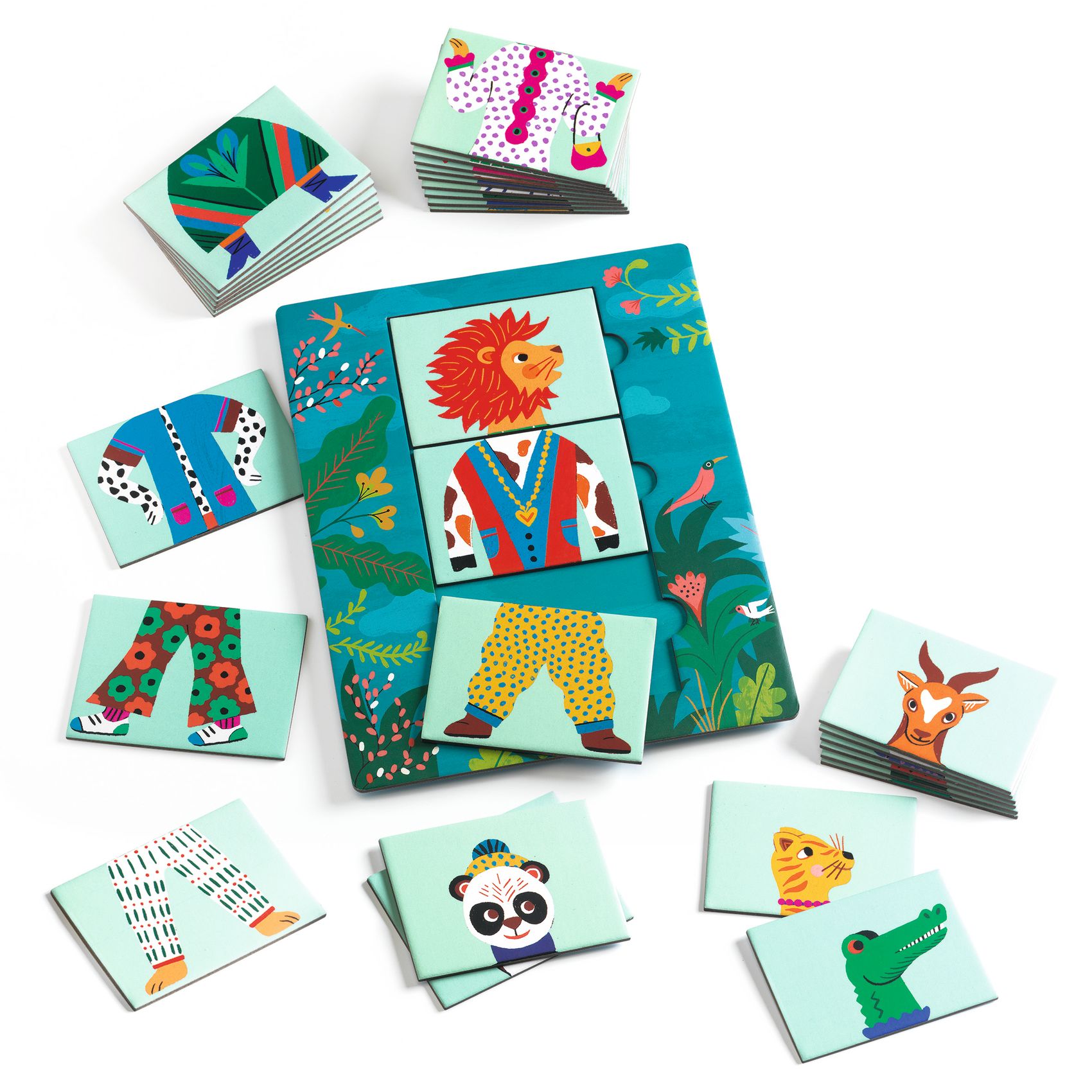 Fejlesztő játék - Állatdivat, 54 db-os - Eduludo Mix and Match Modanimo - Image 3