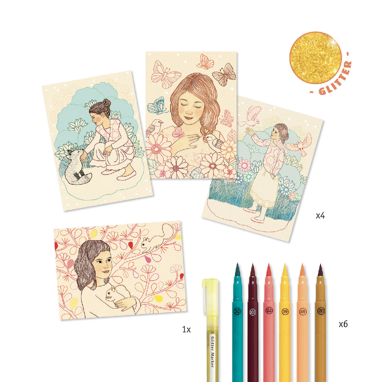 Festés és színezés filctollal - Kert varázs - Spellbound - Image 4