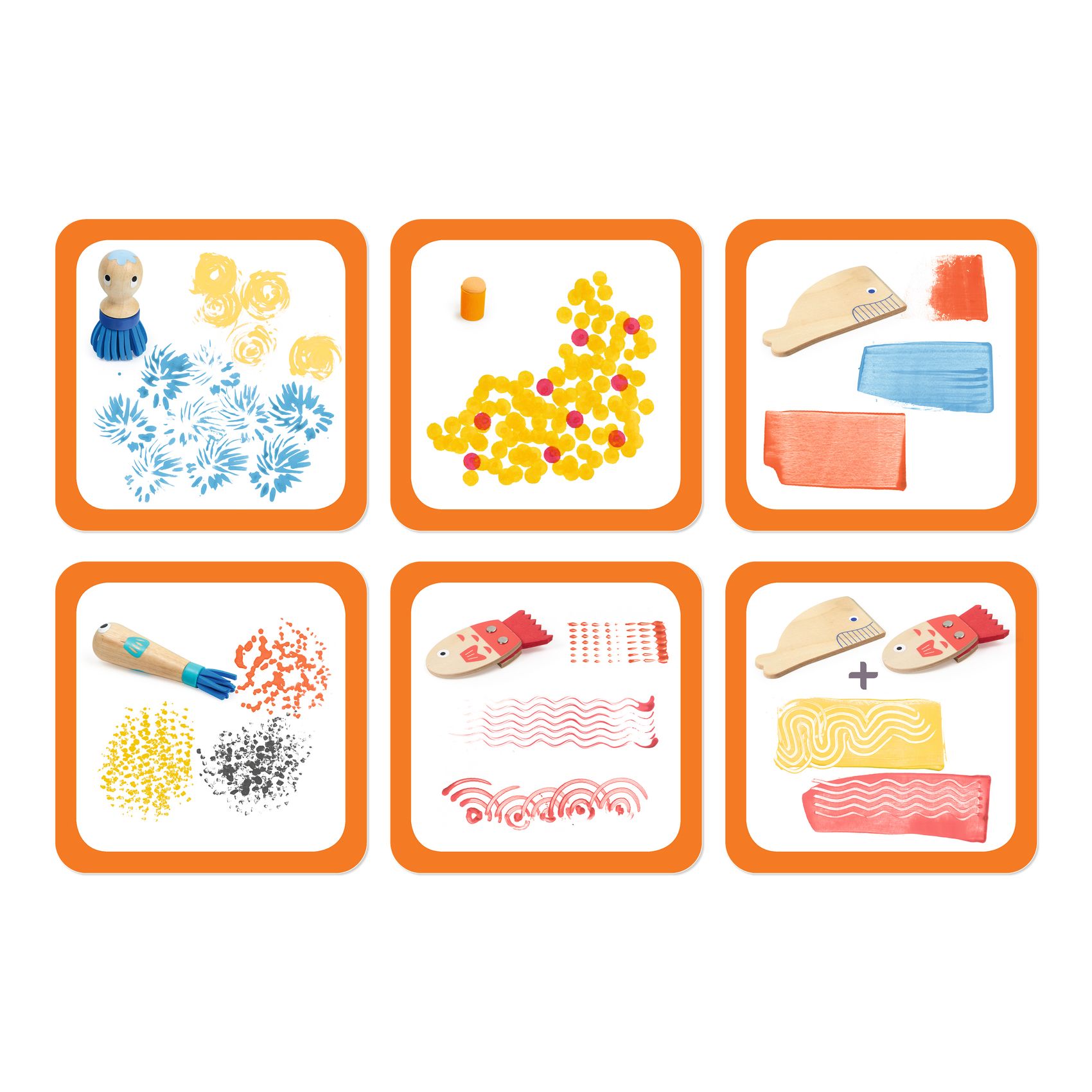 Festőműhely - Különleges festőeszközök kicsiknek - Unique tools for painting - Image 3