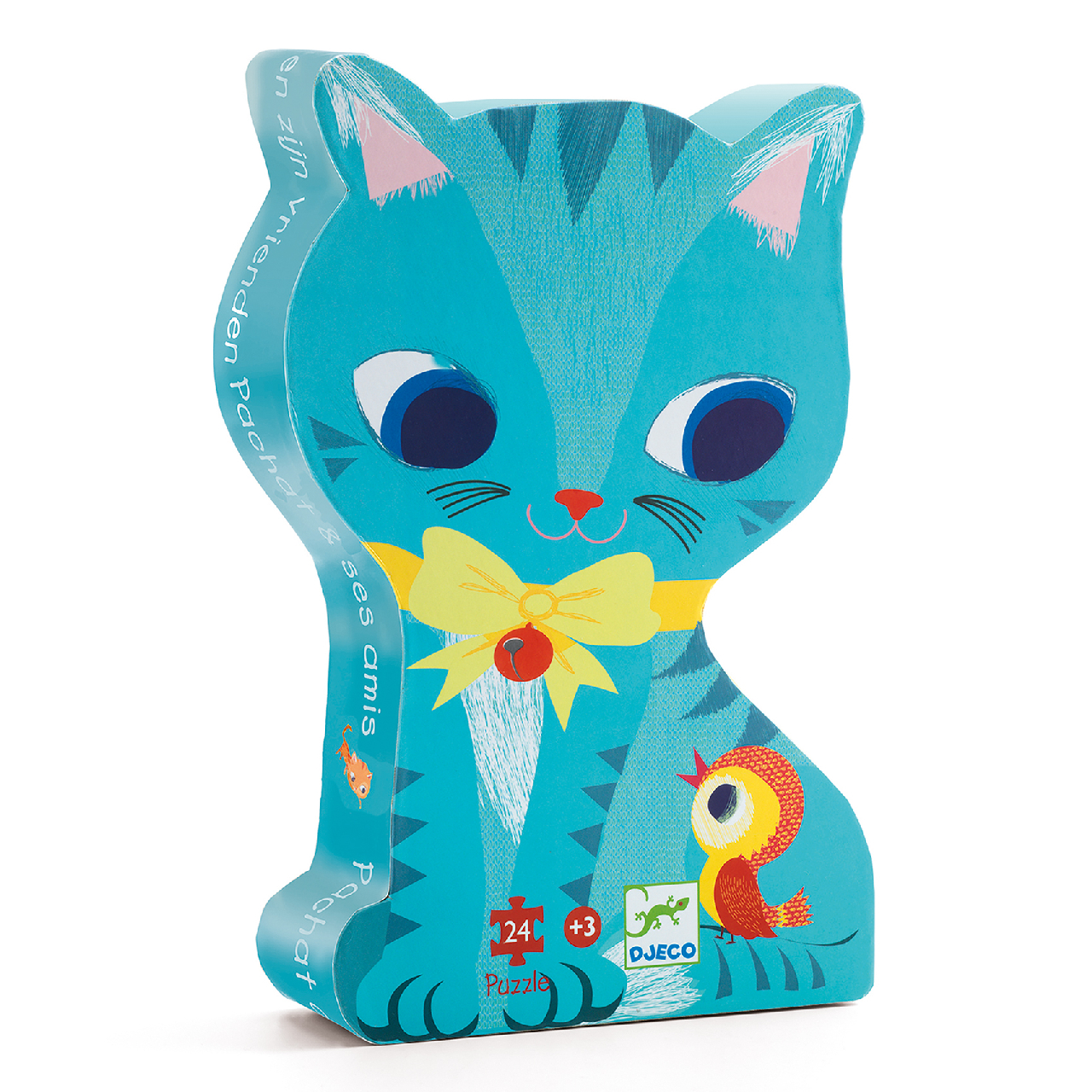 Formadobozos puzzle - Cicus és barátai, 24 db-os - Pachat and his friends