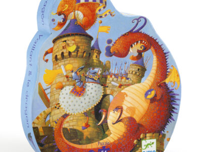 Formadobozos puzzle - Vaillant és a sárkány, 54 db-os - Vaillant and the dragon