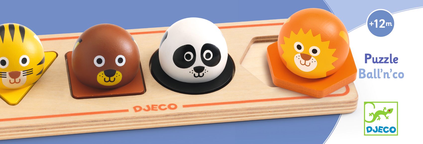 Formaillesztő, formaberakó - Állati fejecskék - Ball'n'Co - Image 3