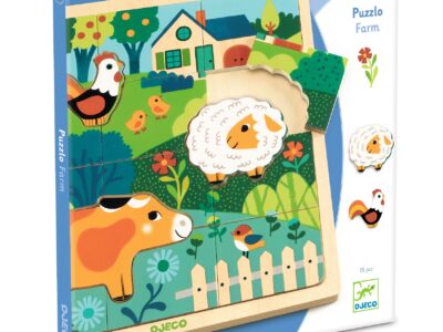 Formaillesztő, formaberakó - Tanyasi állatok - Puzzlo farm