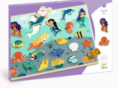 Formaillesztő, formaberakó - Tengeri alakok - Puzzlo Sea