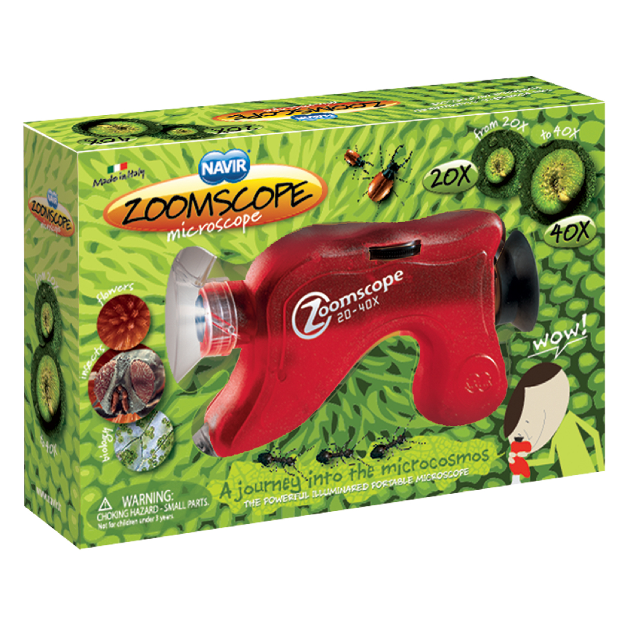 Hordozható mikroszkóp, transzparens színek - Zoomscope – Microscope T-Color - Image 3