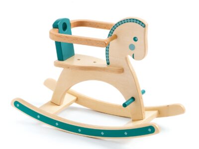 Játékbaba kiegészítő, bababútor - Baba hintalova - Rocking horse