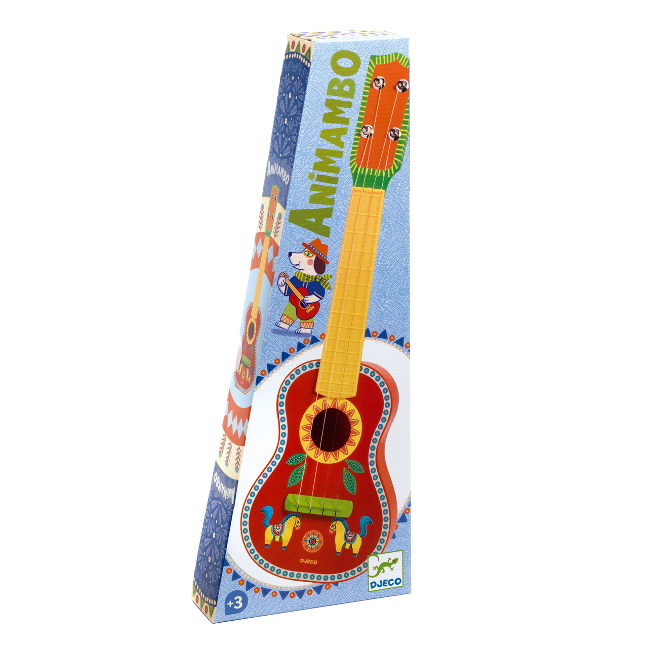 Játékhangszer - Kis gitár, 4 húros - Ukulélé - Image 4