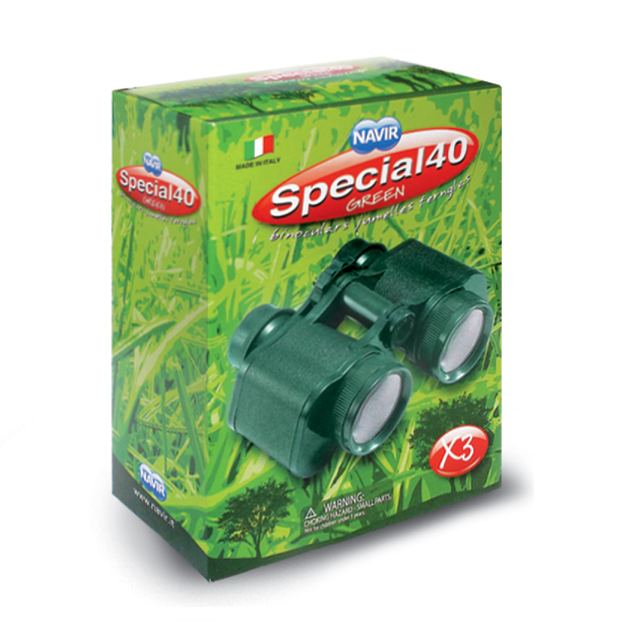 Kétcsövű zöld gyerektávcső - Special 40 Green Binocular with Case - Image 4