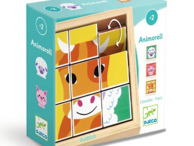 Kockakirakó - Állatkipörgető - Animoroll