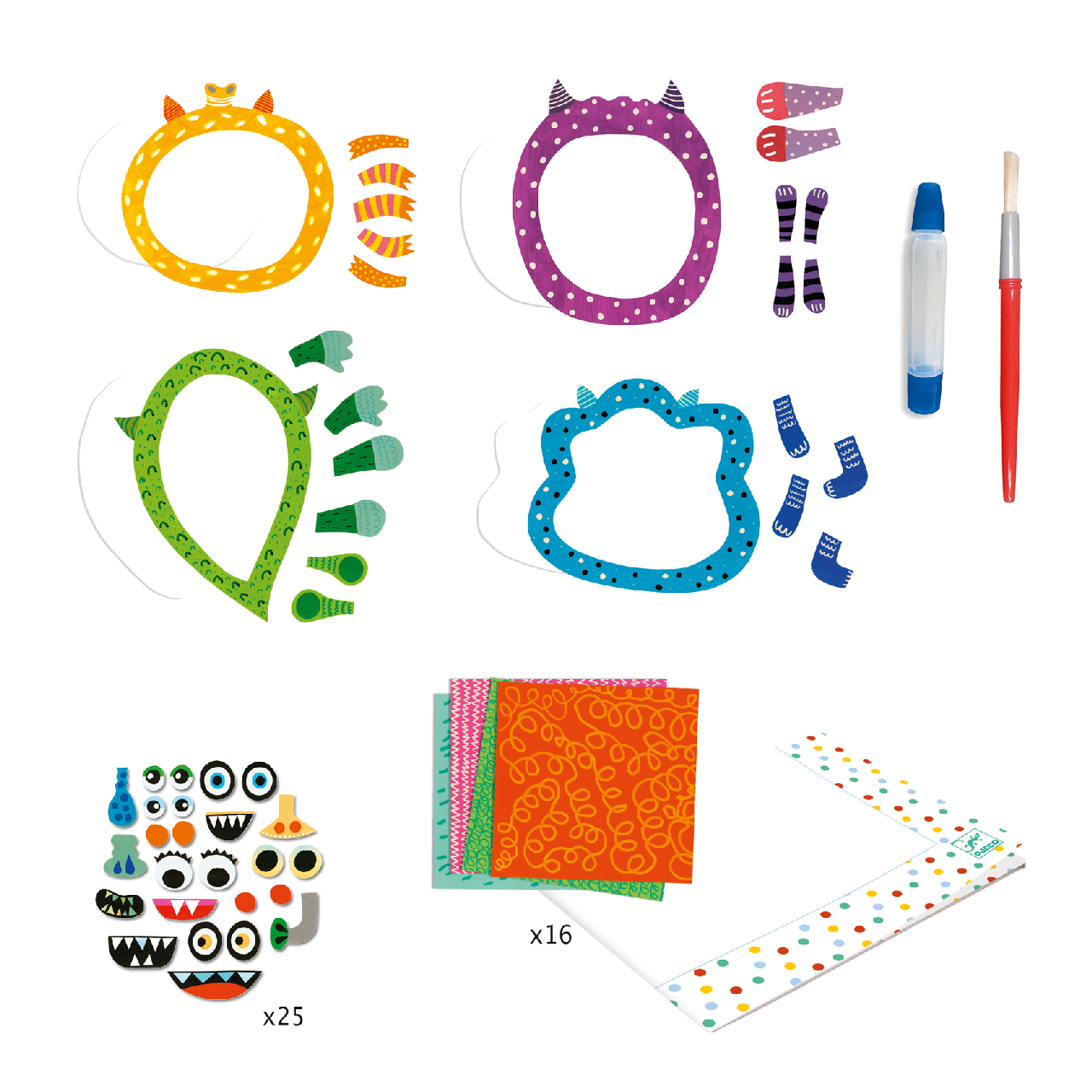 Kollázs műhely - Tépkedős ragasztós - Tear and stick - Image 4