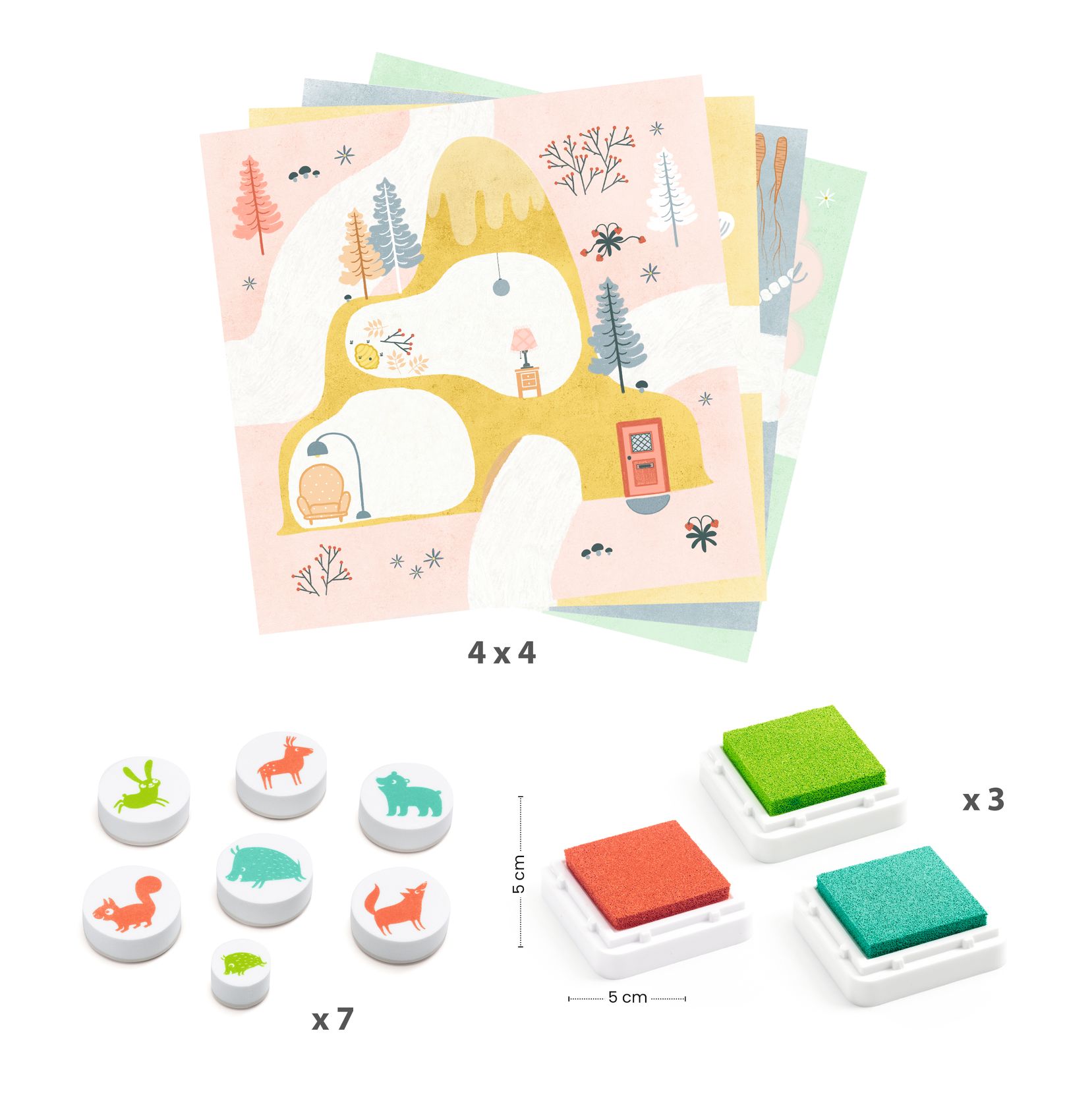 Kreatív nyomdakészlet - Erről-arról - Out and about - Image 3