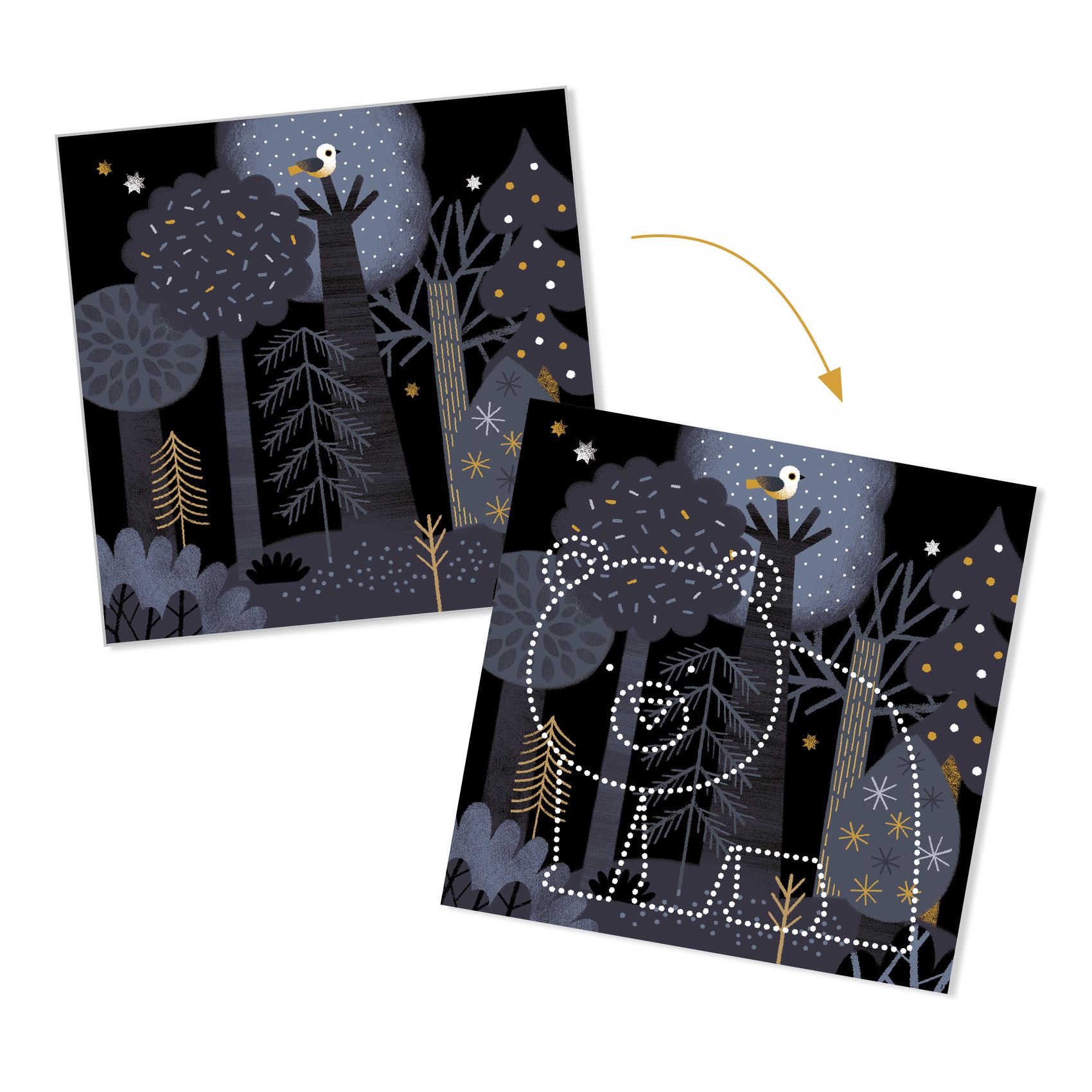 Lyukasztós képkészítés - Éjszakai állatok - Image reveal - Image 3