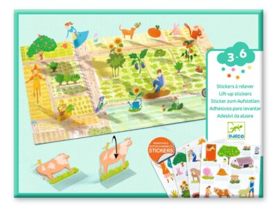 Matricázós sztorik, 3D - Élet vidéken - Lift-up stickers - Farm