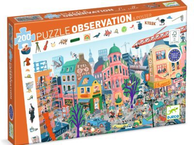 Megfigyeltető puzzle - A város, 200 db-os - The city