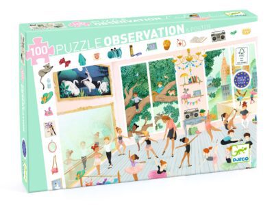 Megfigyeltető puzzle - Balett iskola, 100 db-os - The dance school