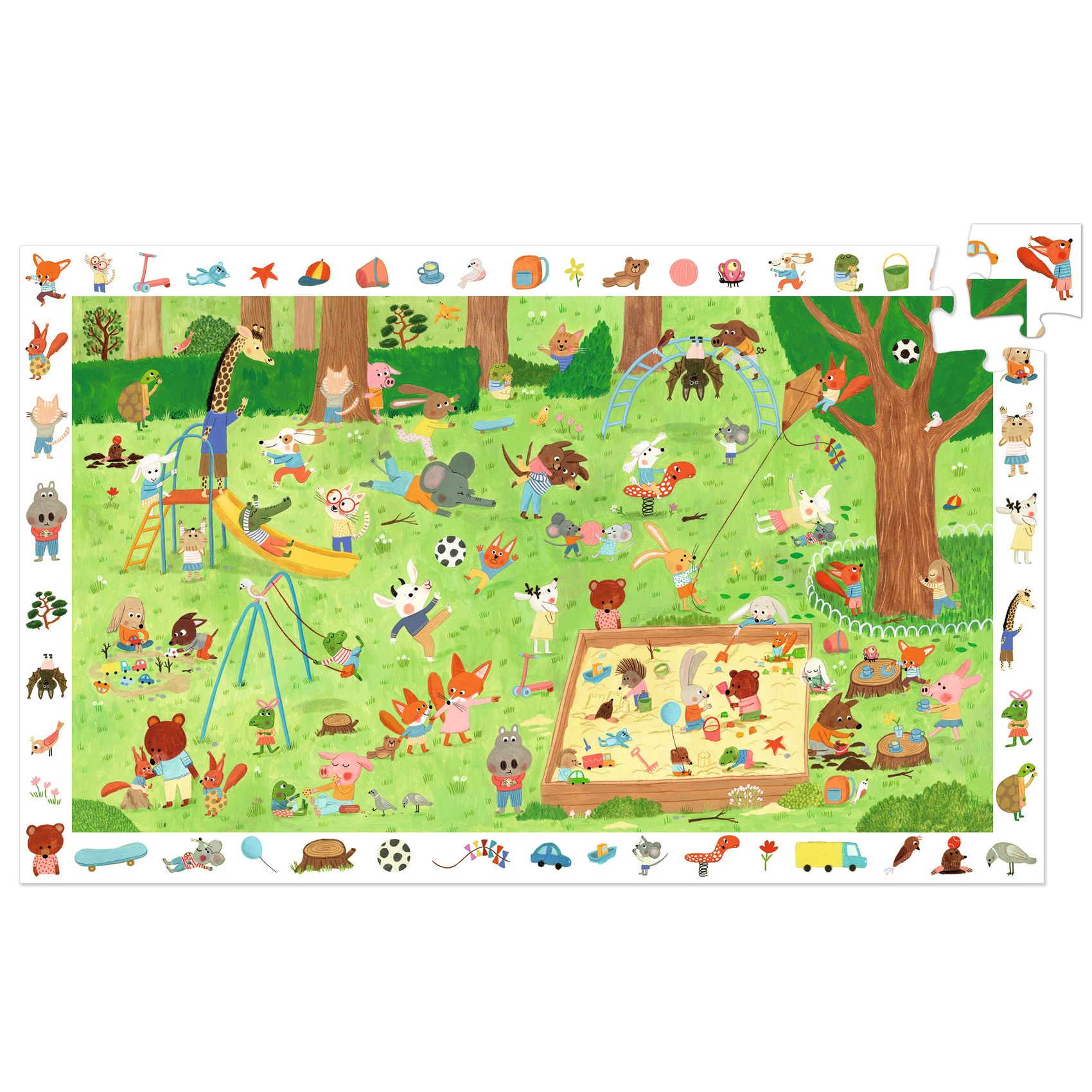 Megfigyeltető puzzle - Kisbarátok a kertben, 35 db-os - Little friends' garden - Image 5