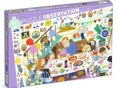 Megfigyeltető puzzle - Szülinapi parti, 54 db-os - Birthday Party