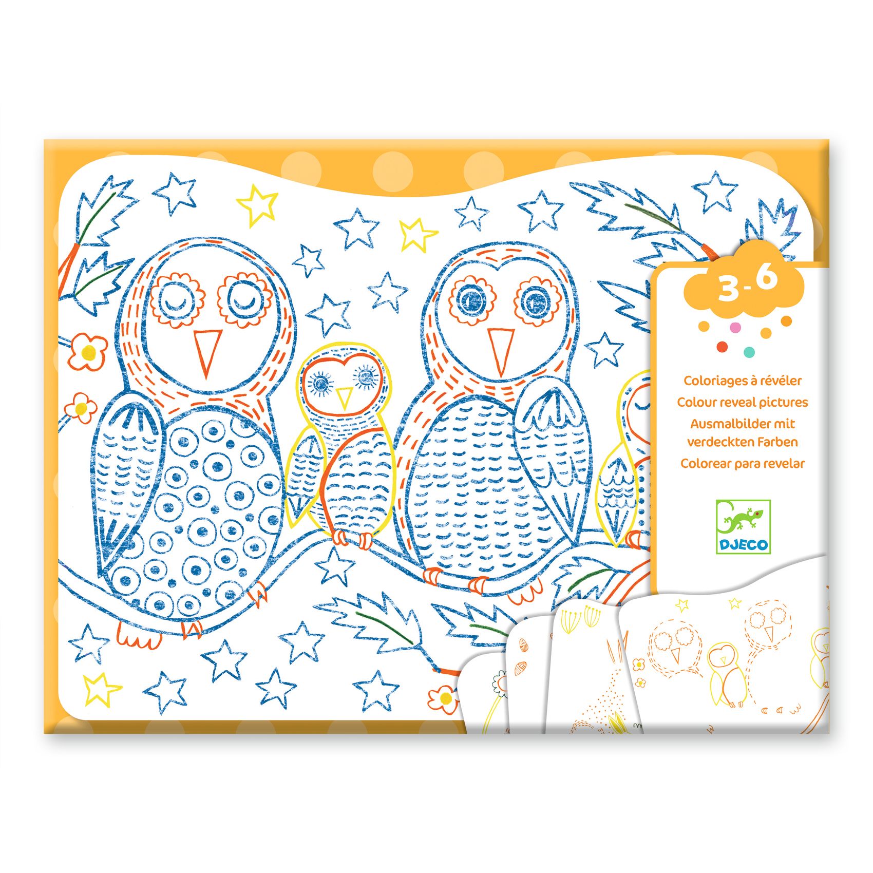 Meglepetés színező - Erdei állatok - Woodland families - Image 5