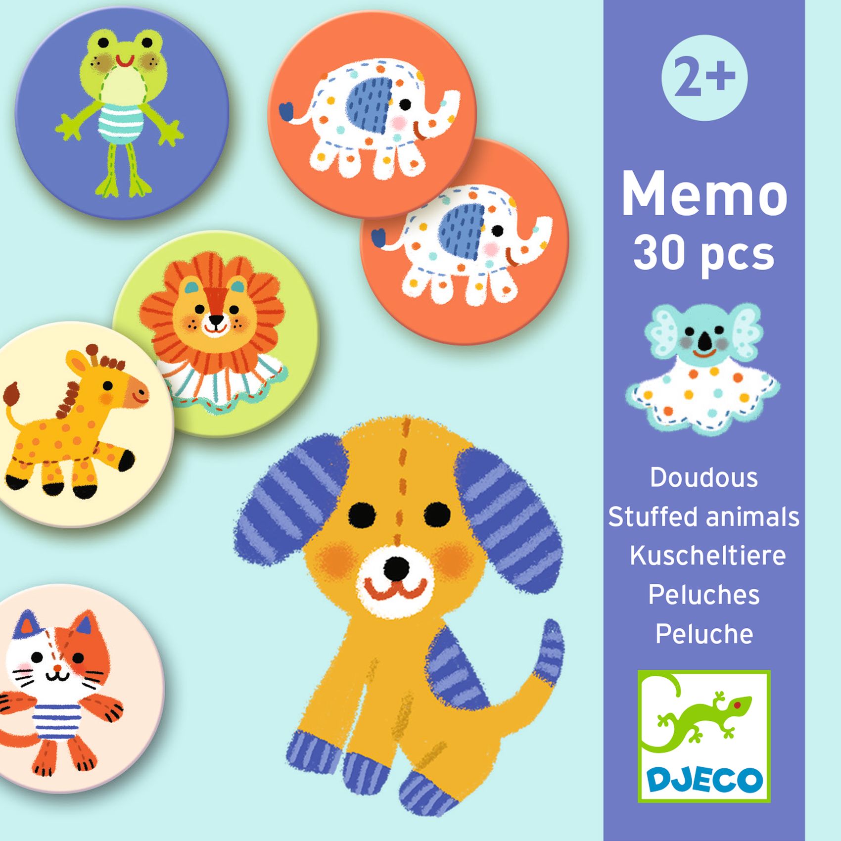 Memória játék - Kedvencek - Memo Stuffed animals - Image 4