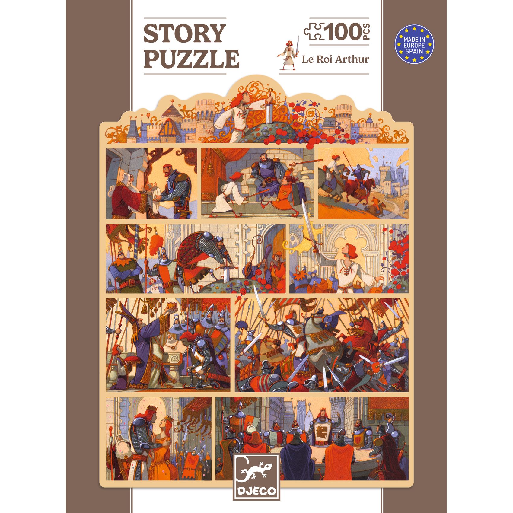 Mese puzzle - Artúr király, 100 db-os - The King Arthur - Image 5