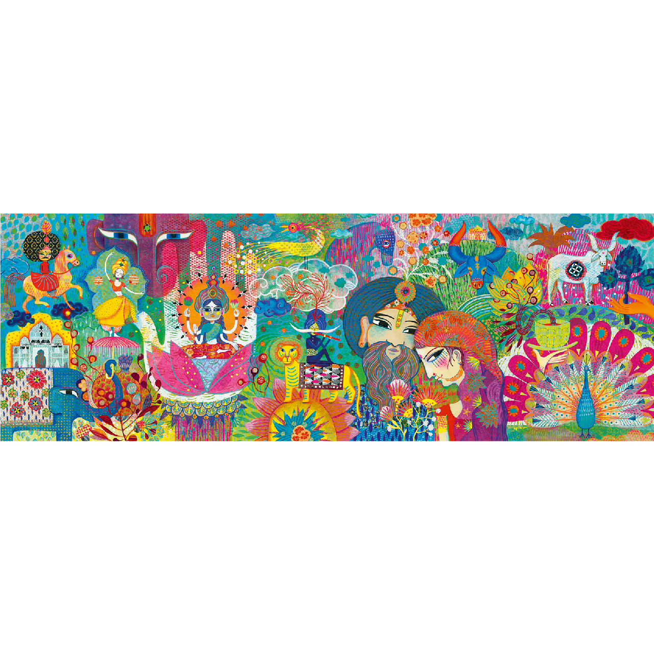 Művész puzzle - Varázslatos India, 1000 db-os - Magic India - Image 3