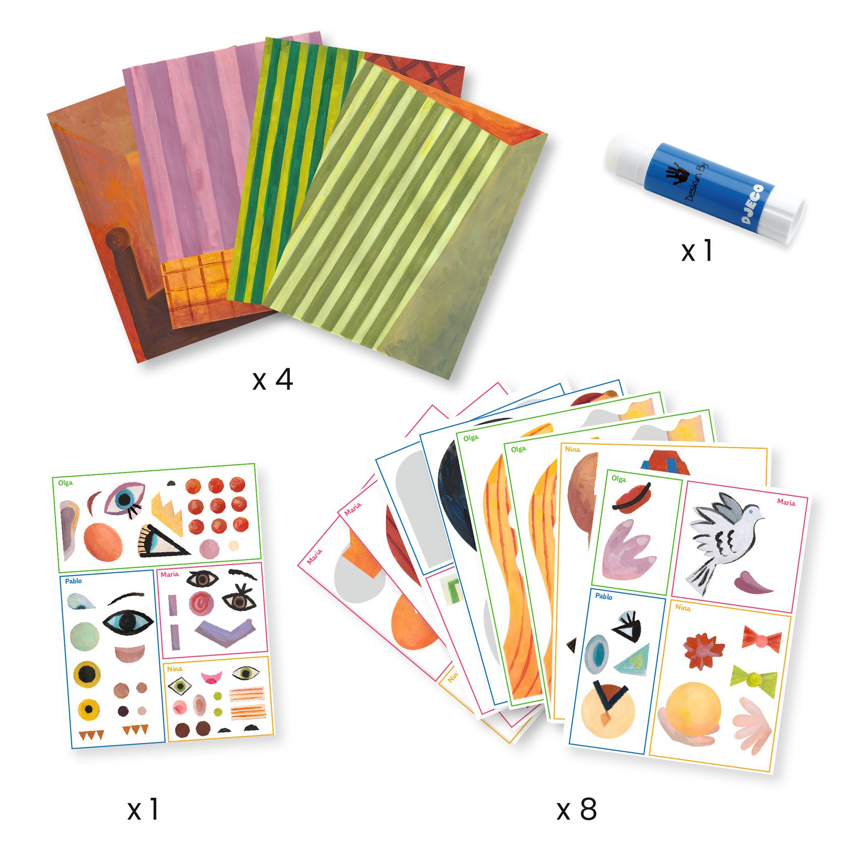 Művészeti műhely - Kubus fejek - Inspired by Pablo Picasso - Square Heads - Image 4