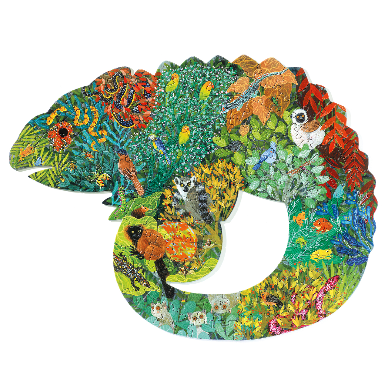 Művészeti puzzle - Kameleon, 150 db-os - Chameleon - Image 3