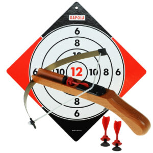 NYÍLPISZTOLY céltáblával és 3 lövedékkel