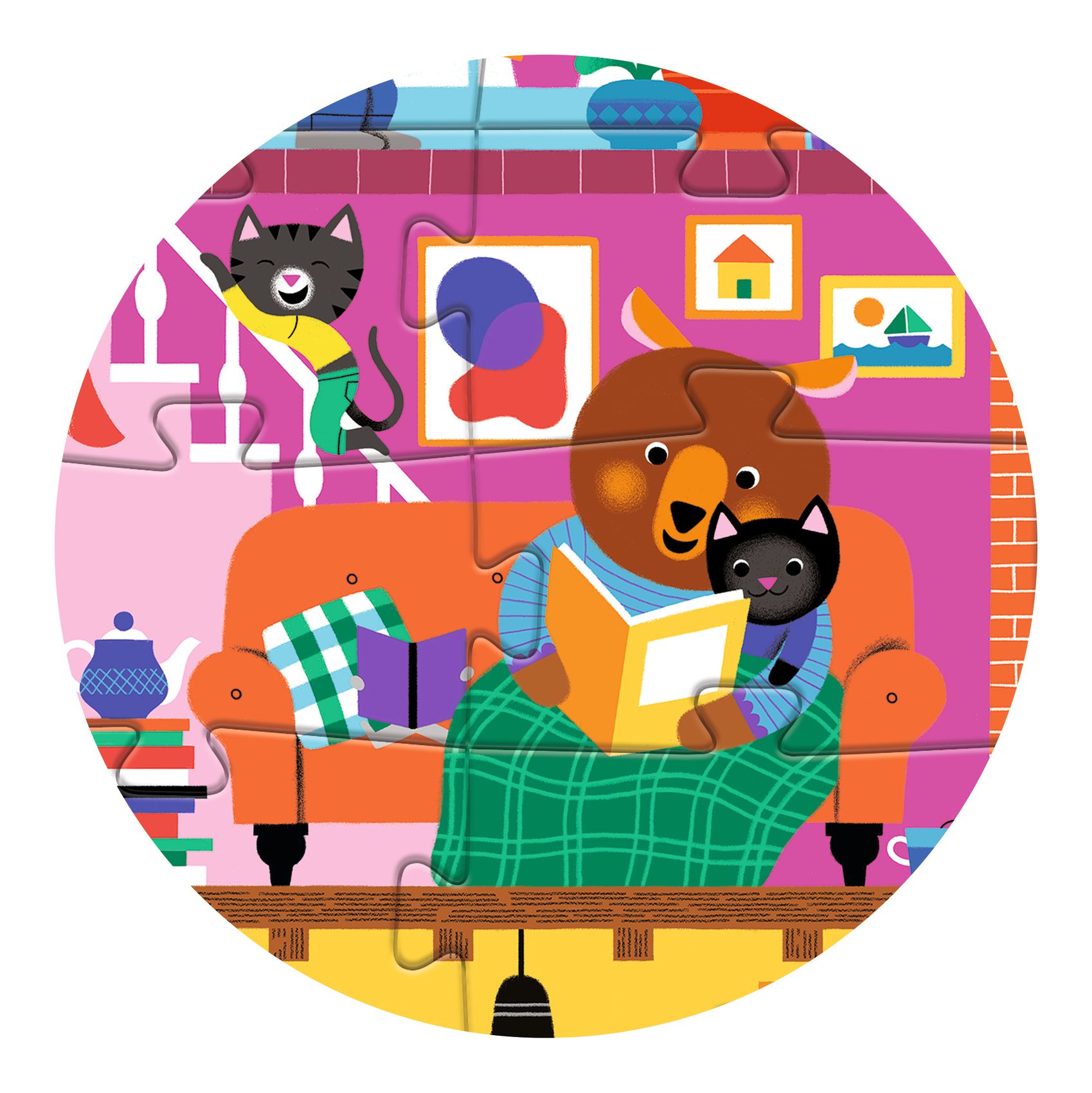 Óriás puzzle - A Kisbarátok Háza, 36 db-os - The Little Buddies' House - Image 4