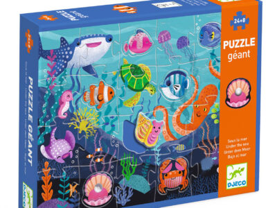 Óriás puzzle - Tengerlakók, 24+8 db-os - Taktilo sea
