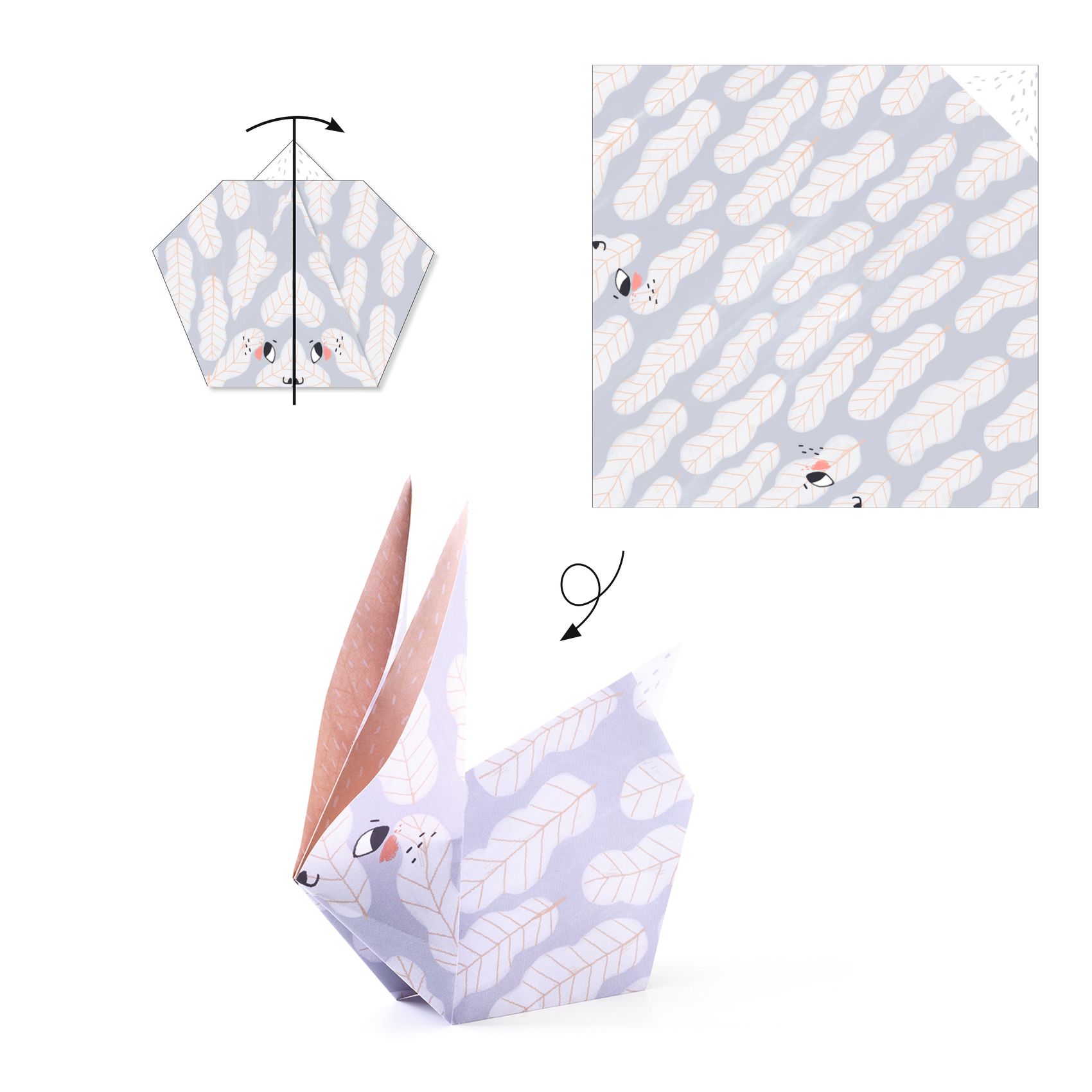 Origami - Állati család - Family - Image 4